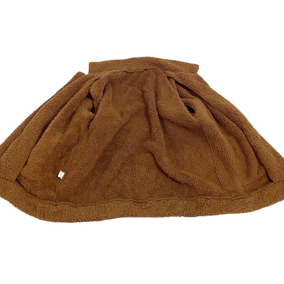 Brown Teddy Bear Fleece Zip Up Jackets, Size XL - Picture 7 of 12